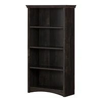 Bibliothèque 4 Tablettes - Gascony Noir antiqué