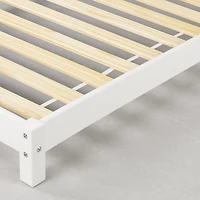 Sweedi Bed with House Bed Frame Headboard - Pure White