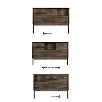 Double Bed Headboard Asten - Oak