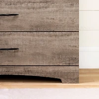 6-Drawer Double Dresser - Step One Weathered Oak