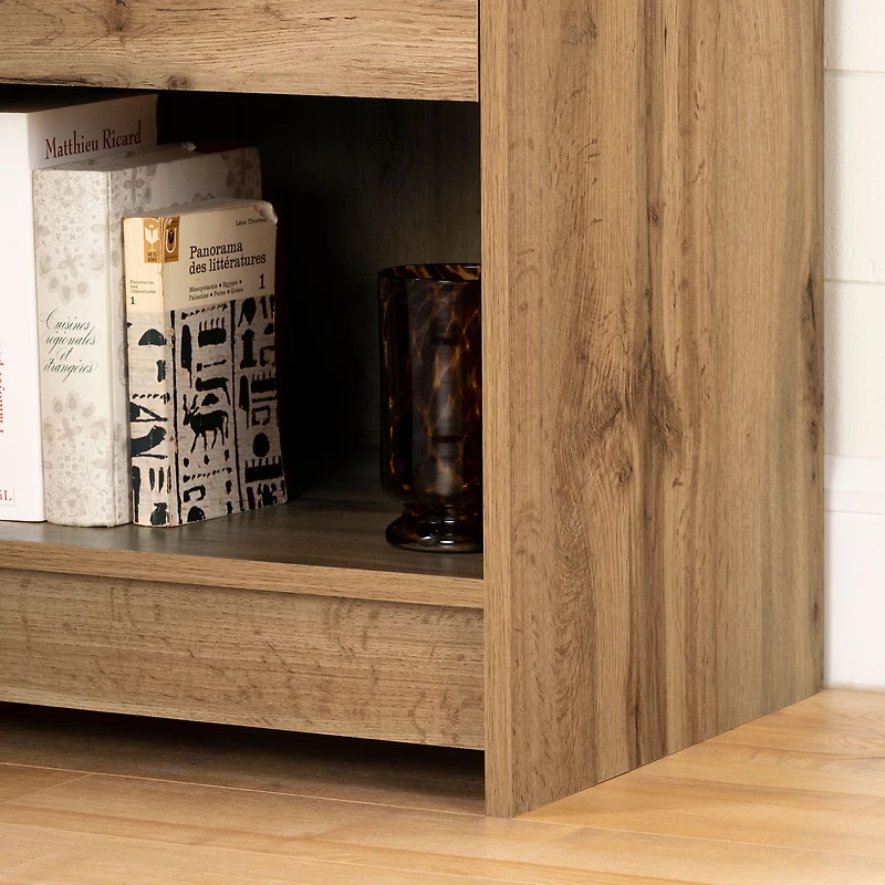 Table de Nuit 1 Tiroir - Tassio Chêne nordique