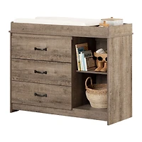 Changing Table - Tassio Weathered Oak
