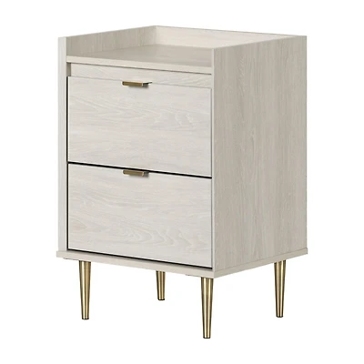 2-Drawer Nightstand - Hype Winter Oak