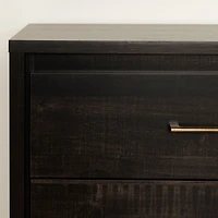 6-Drawer Double Dresser - Gravity Rubbed Black