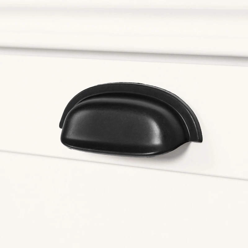 Armoire de rangement avec 2 portes - Farnel Blanc solide