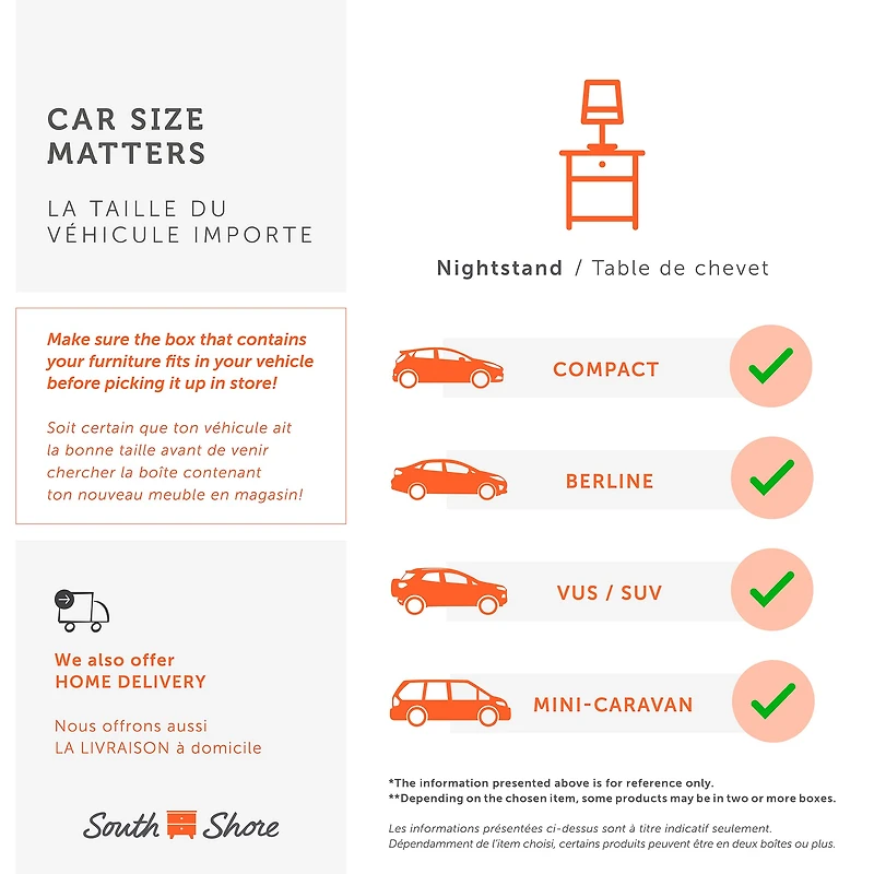 Table de Nuit / Tabouret pour Enfants