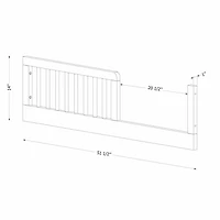 Toddler Rail for Baby Crib - Balka Sage Green