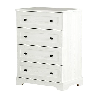 Commode 4 Tiroirs - Hazen Pin blanc
