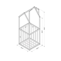 House Shaped Storage Unit
