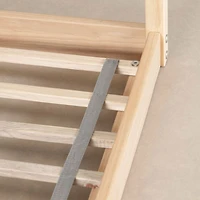 Sweedi - House Bed with Chimney for Baby - Natural