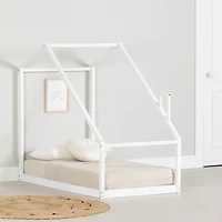 Lit Maison avec cheminée pour Béb
