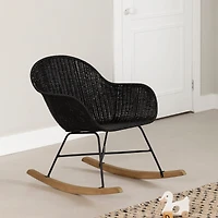 Chaise Berçante - Balka Rotin Noir