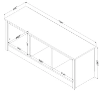 Banc d'Entrée avec Rangement- Toza Chêne Nordique