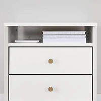 2-Drawer Nightstand - Dylane Pure White