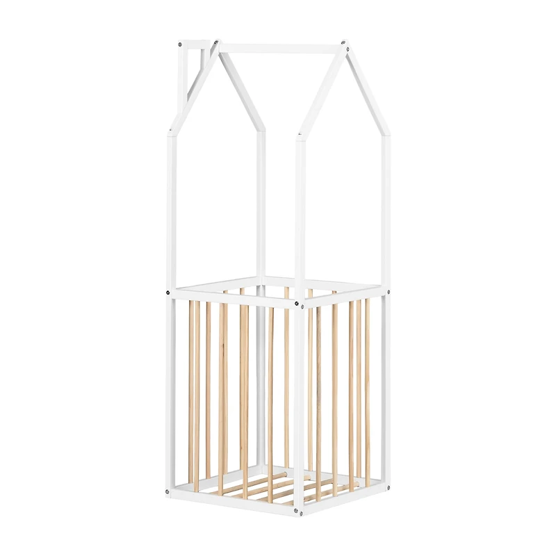 House Shaped Storage Unit - Ohana White and Natural