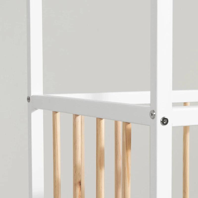 House Shaped Storage Unit - Ohana White and Natural