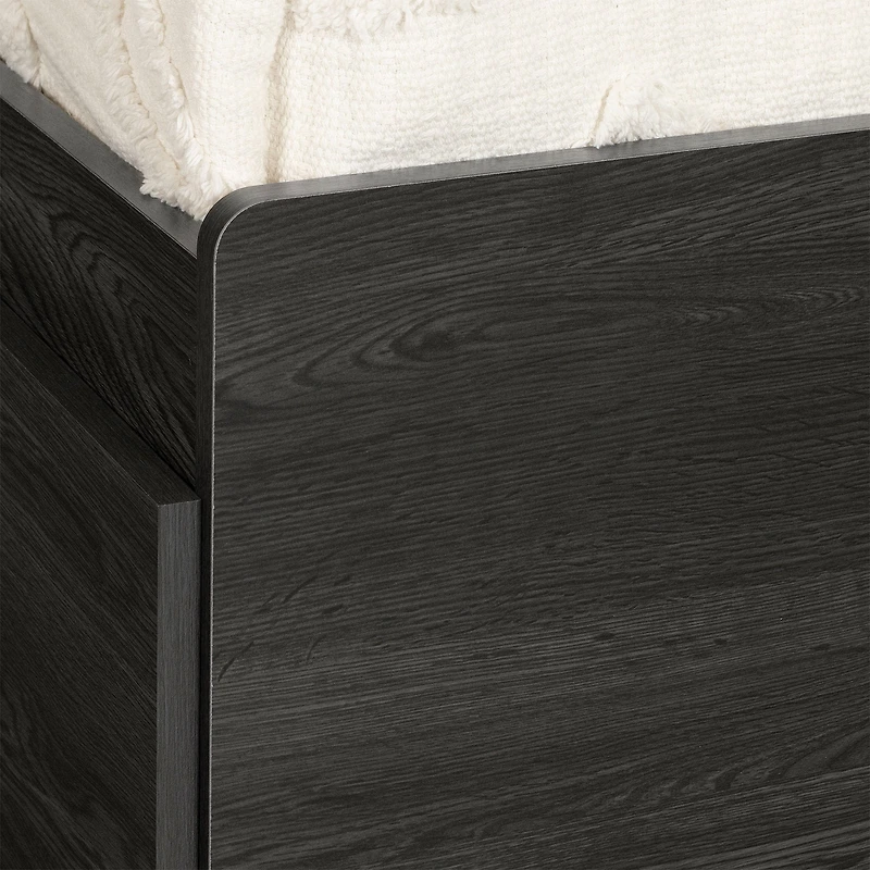 Twin Bed and Headboard Set - Fynn Gray Oak