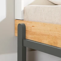 Lit Simple Bebble - Naturel et Gris