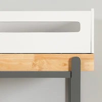 Lit Superposé Bebble - Naturel et Gris