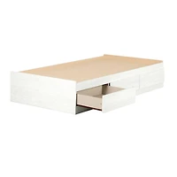 Lit Matelot Simple 3 Tiroirs -  Arlen Pin Blanc