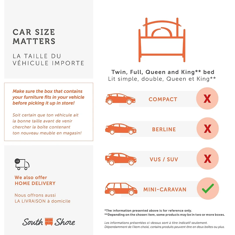 Twin Bed and Headboard Set - Arlen White Pine