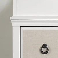 Changing Table with Drawers - Cotton Candy White and Beige