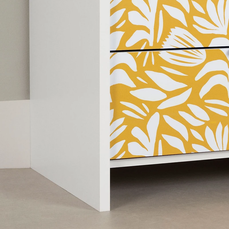 Commode double - Bloom Blanc et jaune