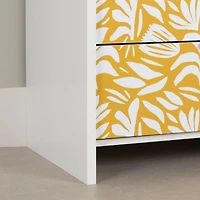 Commode double - Bloom Blanc et jaune