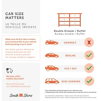 Commode 6 Tiroirs - Gravity Frêne Naturel