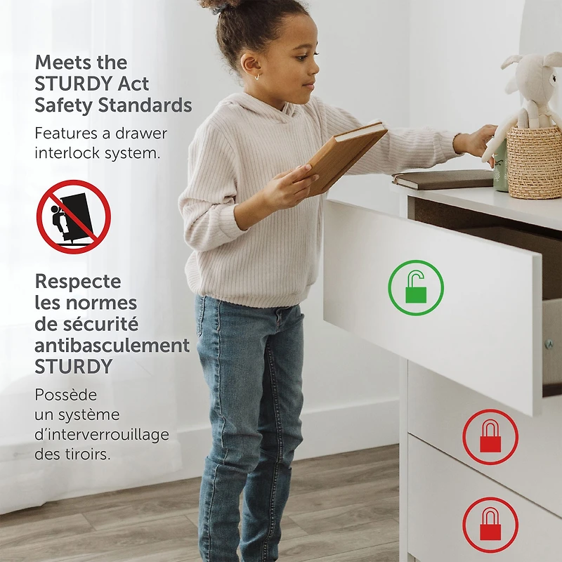 6 Drawer Dresser - Gravity Natural Ash