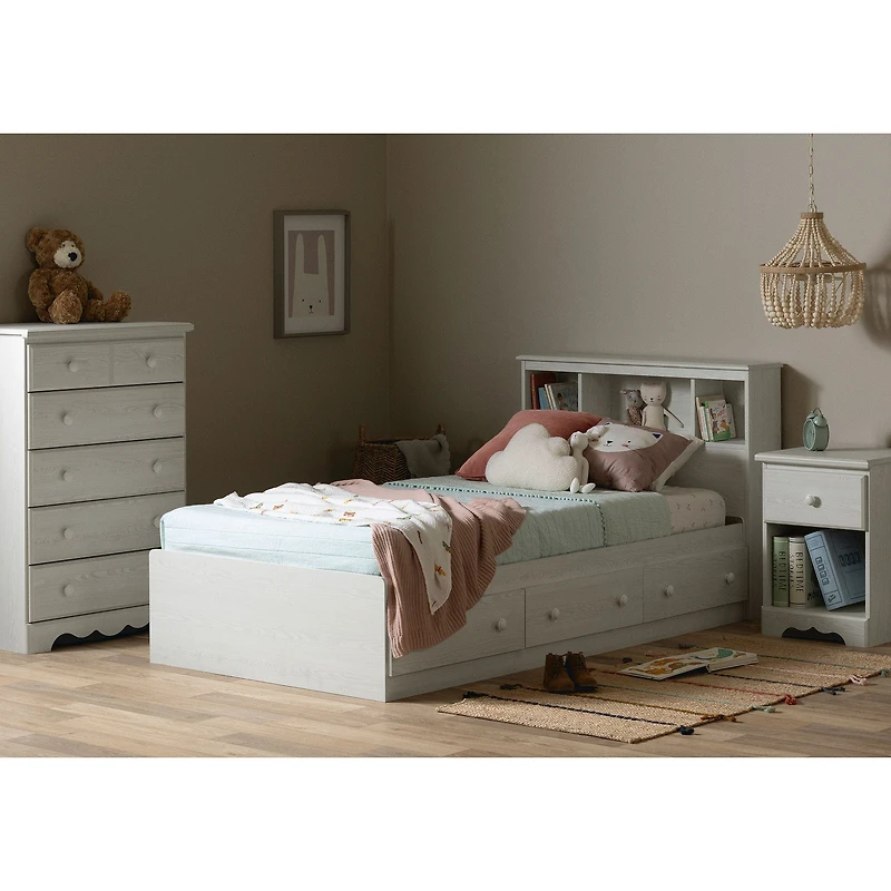 5-drawer chest - Summer Breeze White Pine