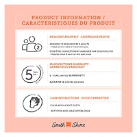 Commode 5 tiroirs - Summer Breeze Pin blanc