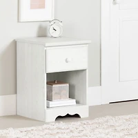 1-Drawer Nightstand - Summer Breeze White Pine