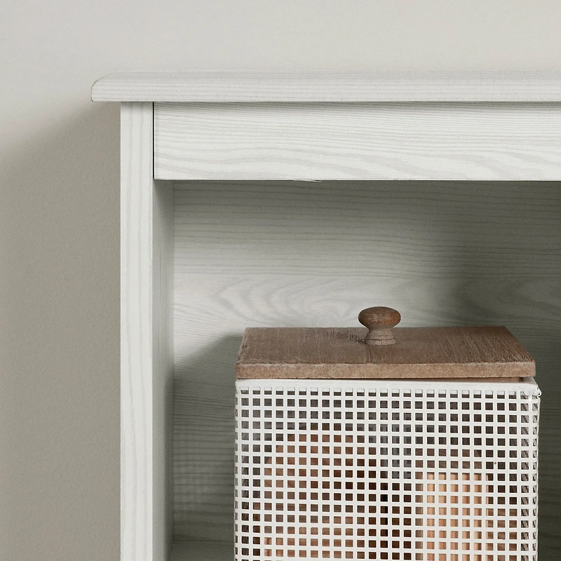 Bed and headboard set - Summer Breeze White Pine