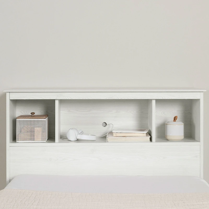 Bed and headboard set - Summer Breeze White Pine