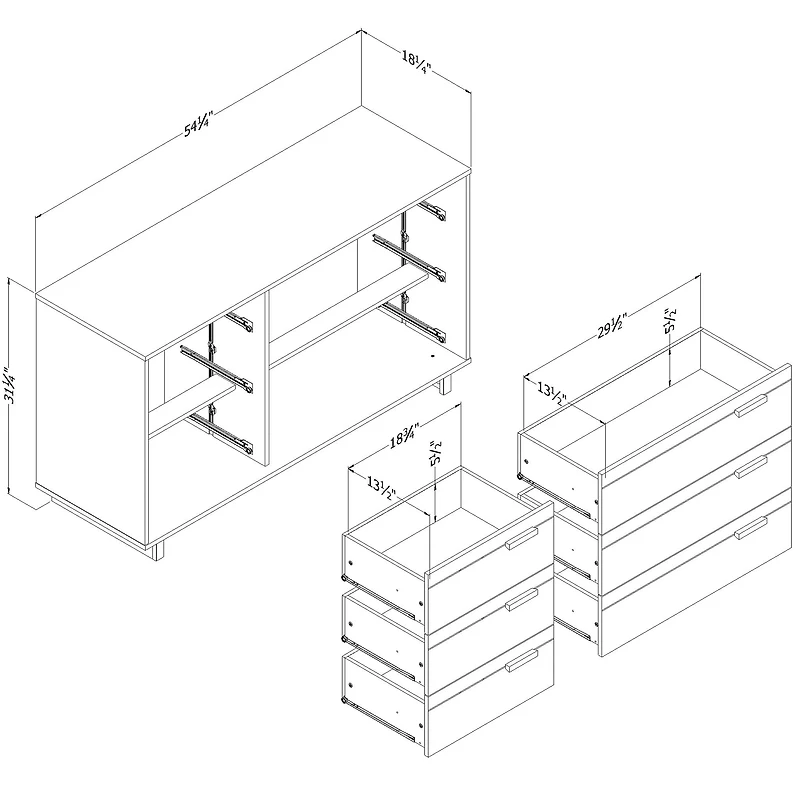 Dresser - Noah Bleached Oak