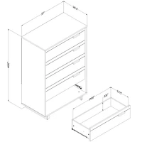 5-Drawer Chest - Noah Bleached Oak
