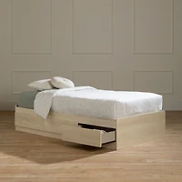 3-Drawer Mates Bed - Noah Bleached Oak