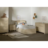 Lit Simple Matelot Noah - Chêne blanchi