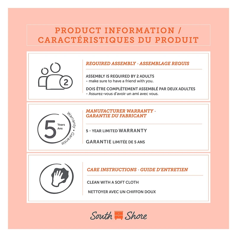 Table de chevet 1 tiroir - August Chêne blanchi