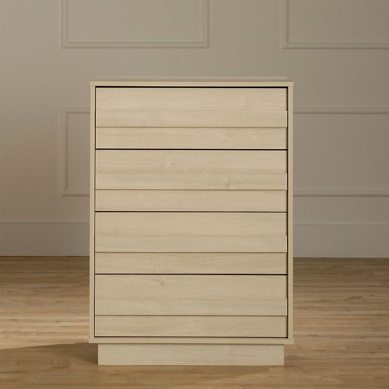 4-Drawer Chest - August Bleached Oak