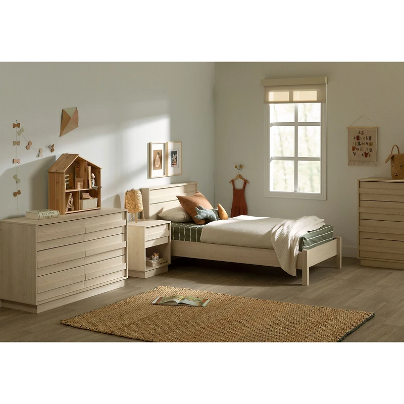 4-Drawer Chest - August Bleached Oak