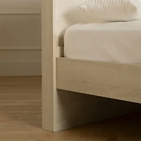 Complete Bed with Headboard - August Bleached Oak