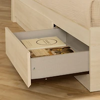 3-Drawer Mates Bed - August Bleached Oak