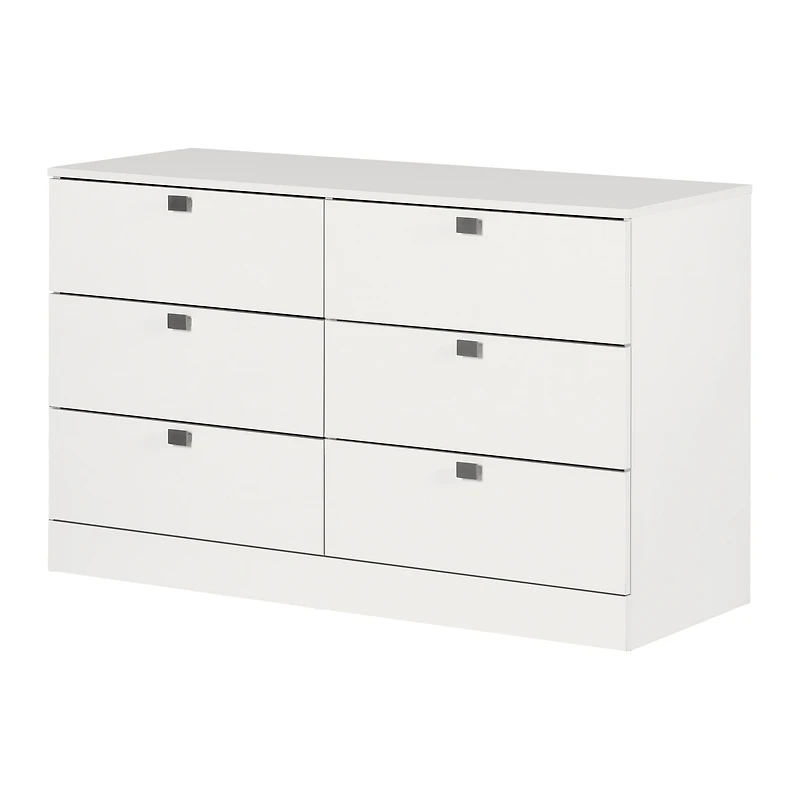 Spark 6 Drawer Chest  - White