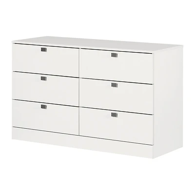 Spark 6 Drawer Chest  - White