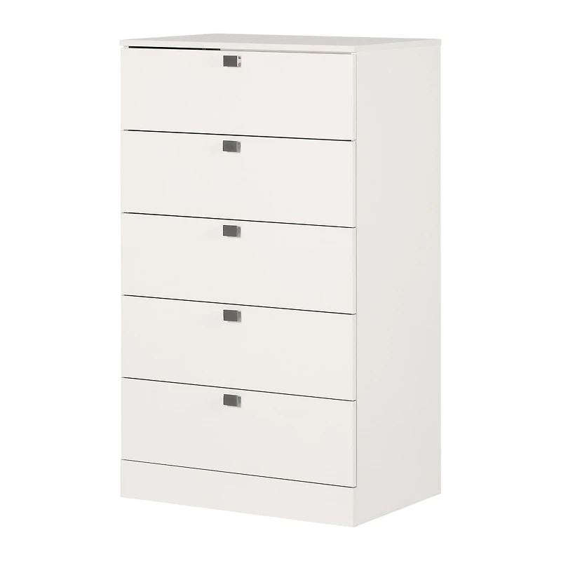 Bureau 5 Tiroirs Spark- Blanc