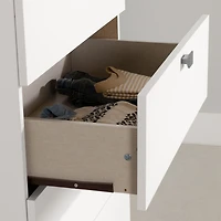 Bureau 5 Tiroirs Spark- Blanc