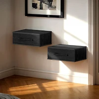 Ensemble de 2 Tables de Chevet - Primo Chêne Noir