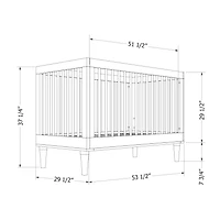 Crib 3-1 Sage Cotton Candy